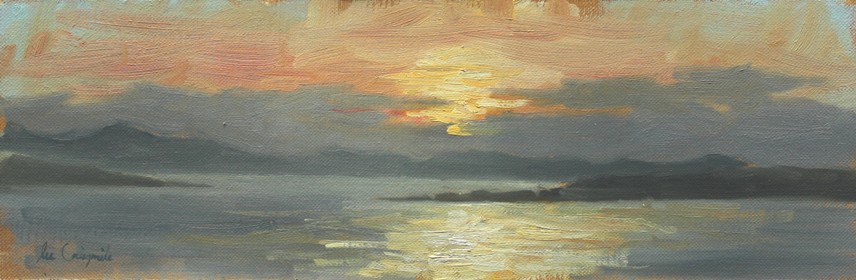 'Sunset Over Cumbrae' by artist Lee Craigmile